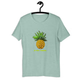 Pineapple T-shirt in duck egg blue