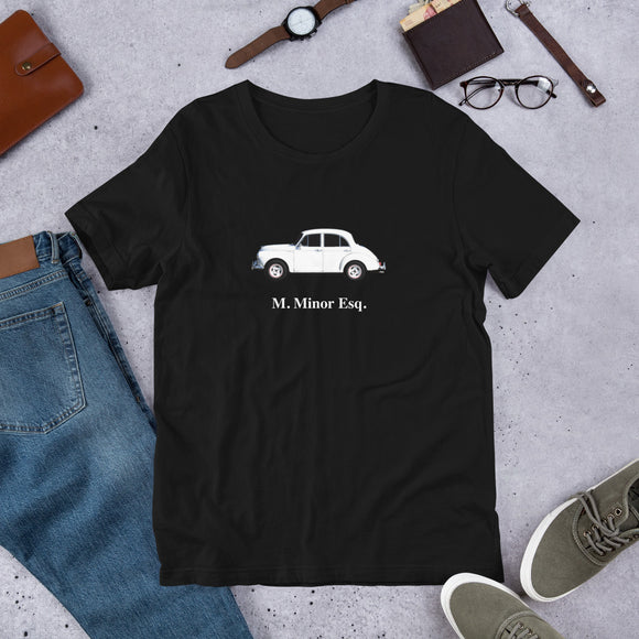 Classic Morris Minor T - Joddy MacWingnut's T - Shirt Shoppe